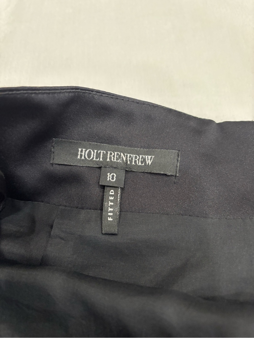 Holt Renfrew Black Satin Maxi Skirt - Picture 3 of 5